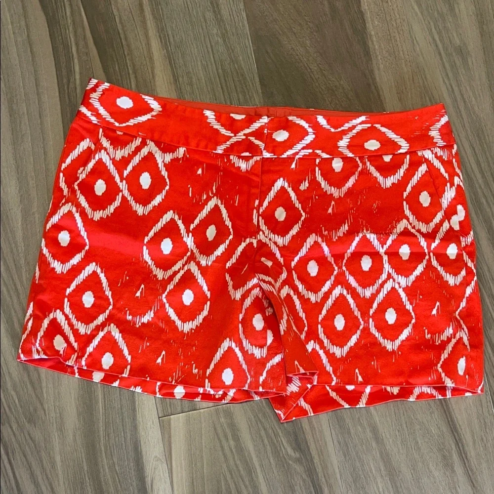 The Limited Orange and White Drew Fit  Women's Shorts - Picture 3 of 11